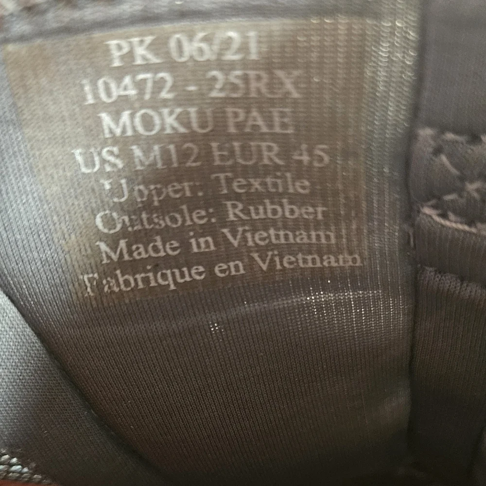 Olukai Men's Moku Pae Sneaker Gray Size 12M